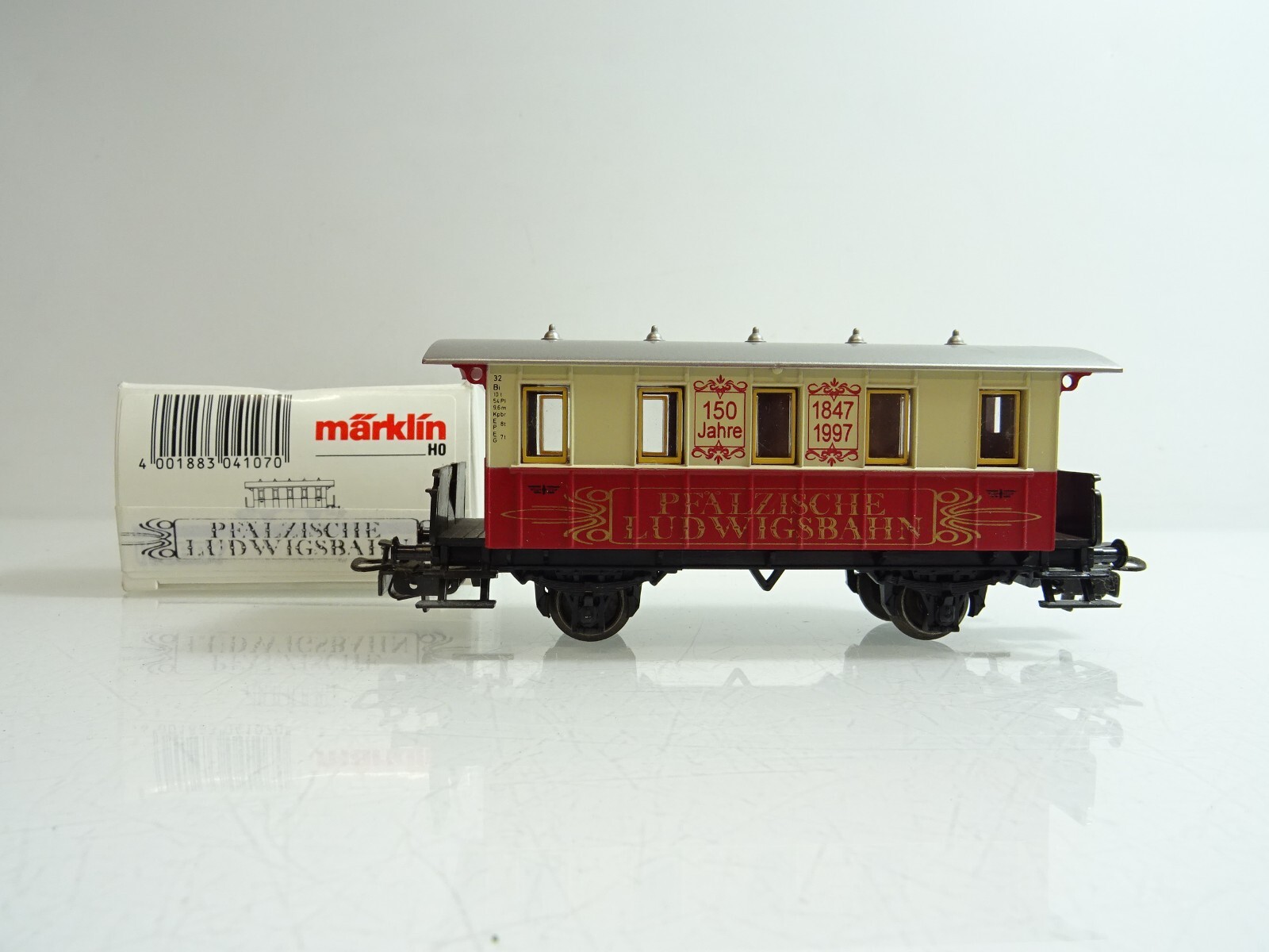 Märklin H0 Personenwagen Pfälzische Ludwigsbahn in OVP PR1555