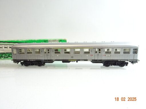 Märklin H0 Silberling 1./2. Kl. Blech der DB mit Licht in OVP PR6070 – Bild 6