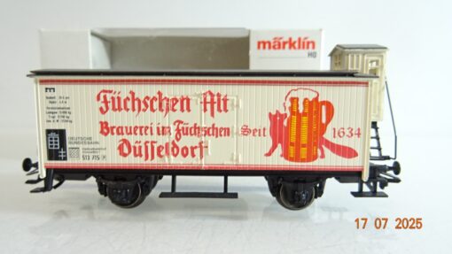 Märklin H0 SoMo Bierwagen Füchschen Alt der DB in OVP PR9027 – Bild 3