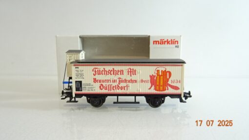 Märklin H0 SoMo Bierwagen Füchschen Alt der DB in OVP PR9027