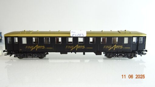 Märklin H0 aus 84189 Werbewagen Fine Arts by Grundig der DB PR8332 o.