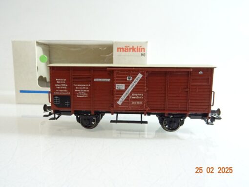 Märklin H0 gedeckter Güterwagen Umsetzwagen Königsberg der K.P.E.V in EVP PR6252 – Bild 3