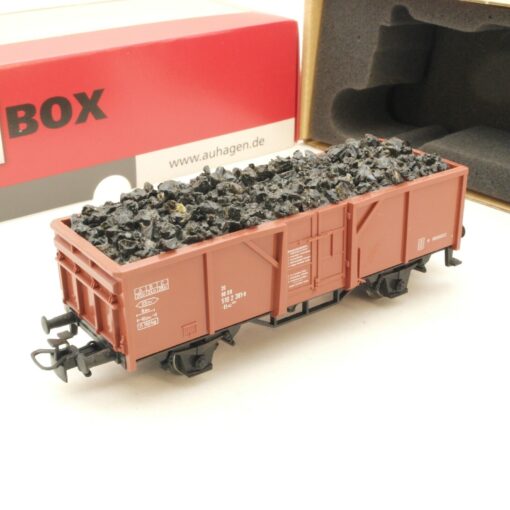 Märklin H0 offener Güterwagen 510 2 381-9 mit Ladung der DB in Au Box RG5157