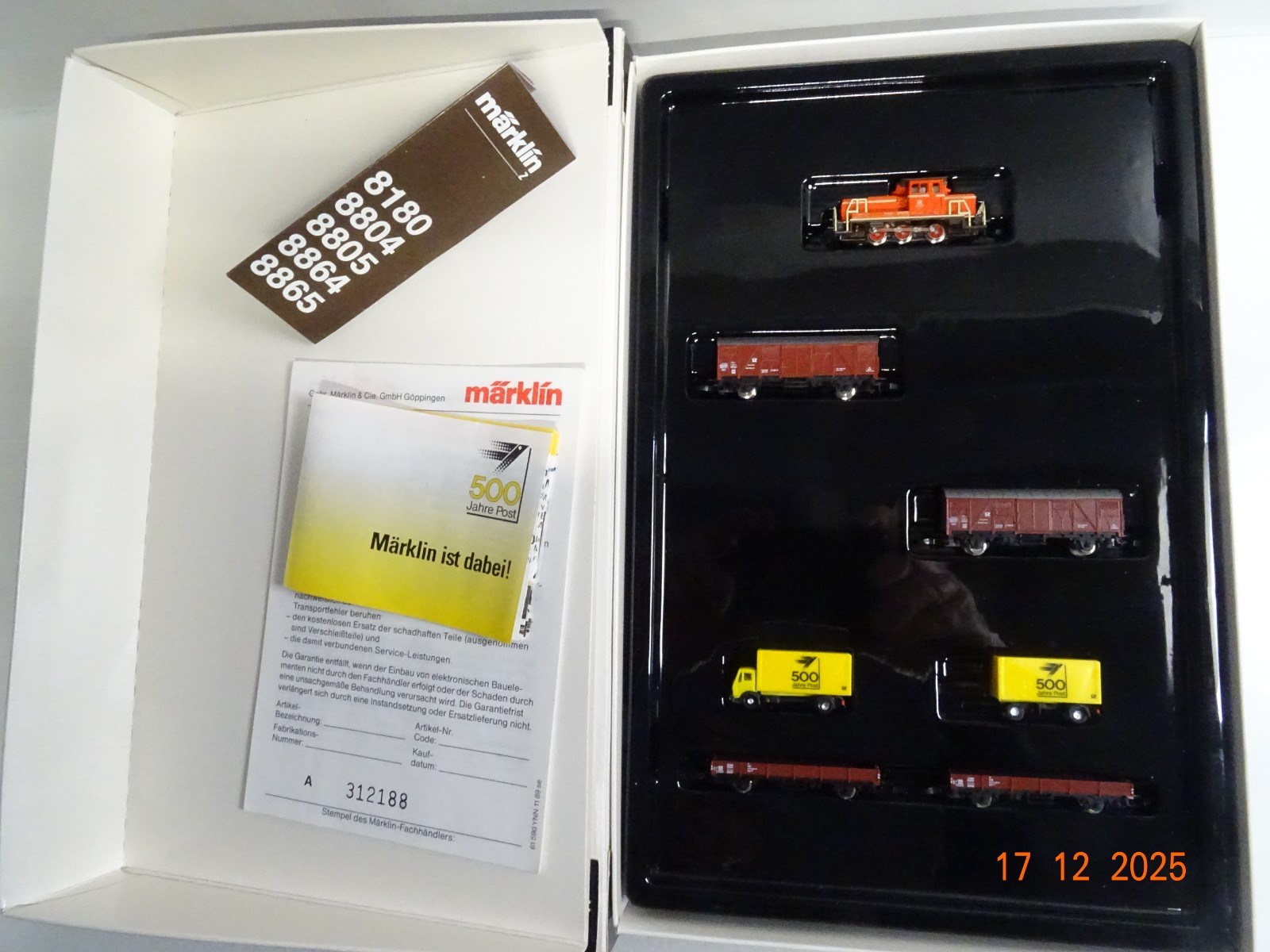 Märklin Mini-Club Z 8134 Zugset 5tlg. 500 Jahre Post in OVP JL5156