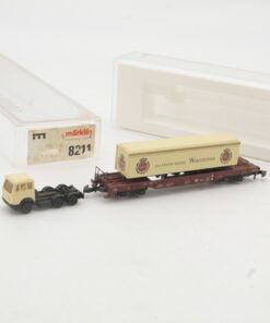 Märklin Mini-Club Z 8211 Huckepackwagen-Set Warsteiner in OVP RR5239