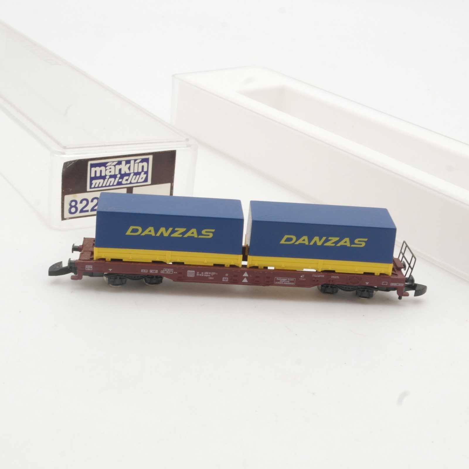 Märklin Mini-Club Z 82280 Containerwagen Danzas in OVP RR5238 – Bild 3