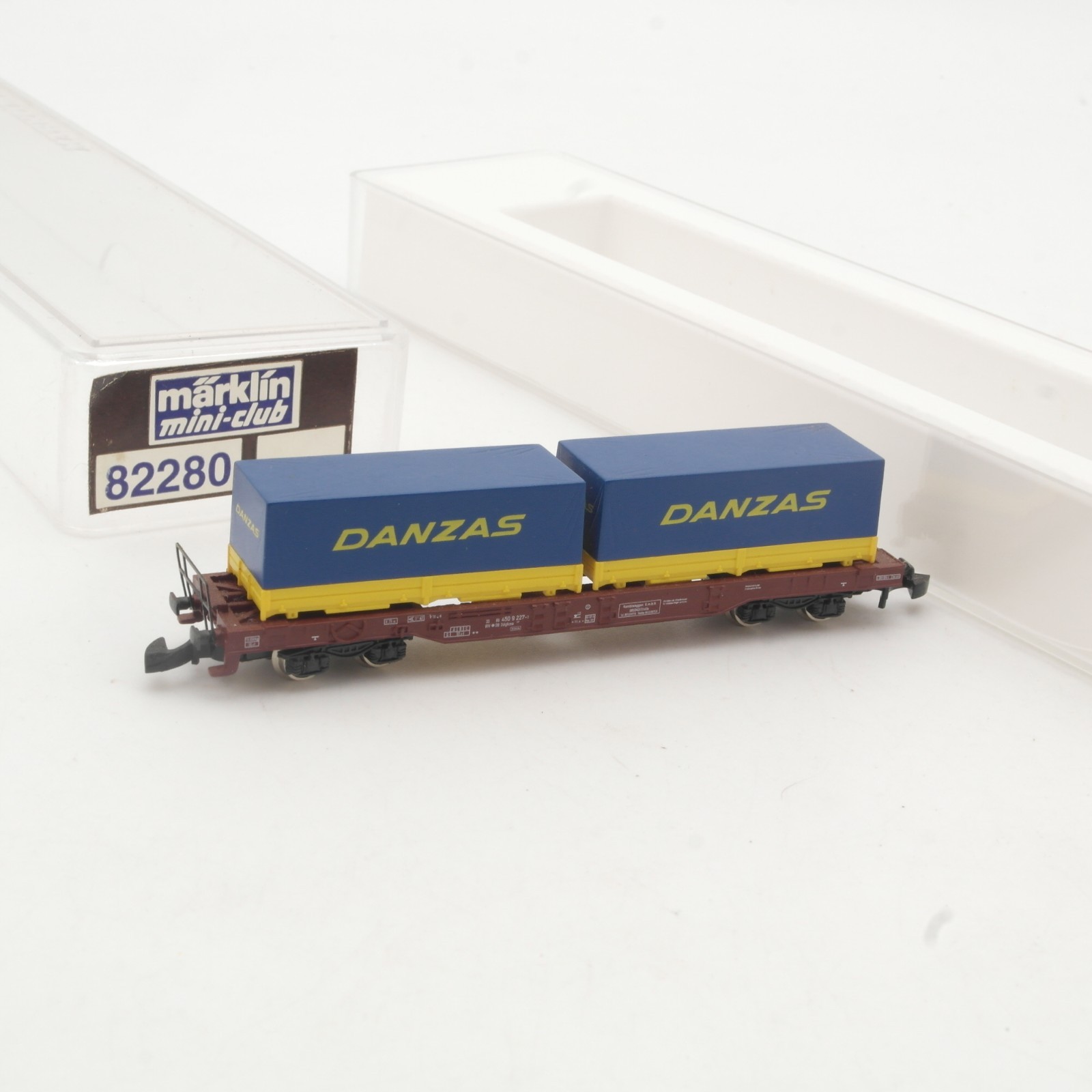 Märklin Mini-Club Z 82280 Containerwagen Danzas in OVP RR5238