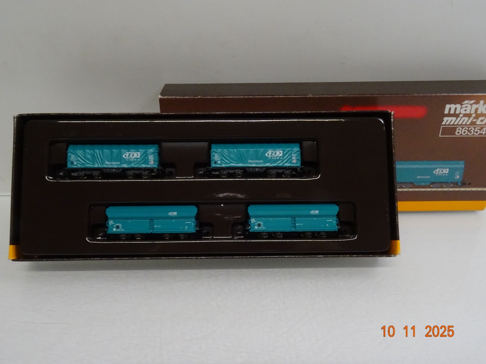 Märklin Mini-Club Z 86354 Schiebeplanenwagen-Set 4tlg. neuwertig in OVP JL4358
