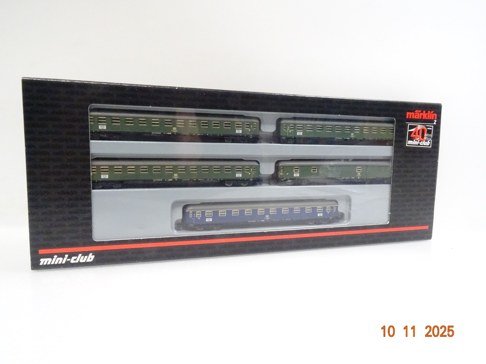 Märklin Mini-Club Z 87400 Schnellzugwagen-Set 5tlg. DB neuwertig in OVP JL4371 – Bild 3