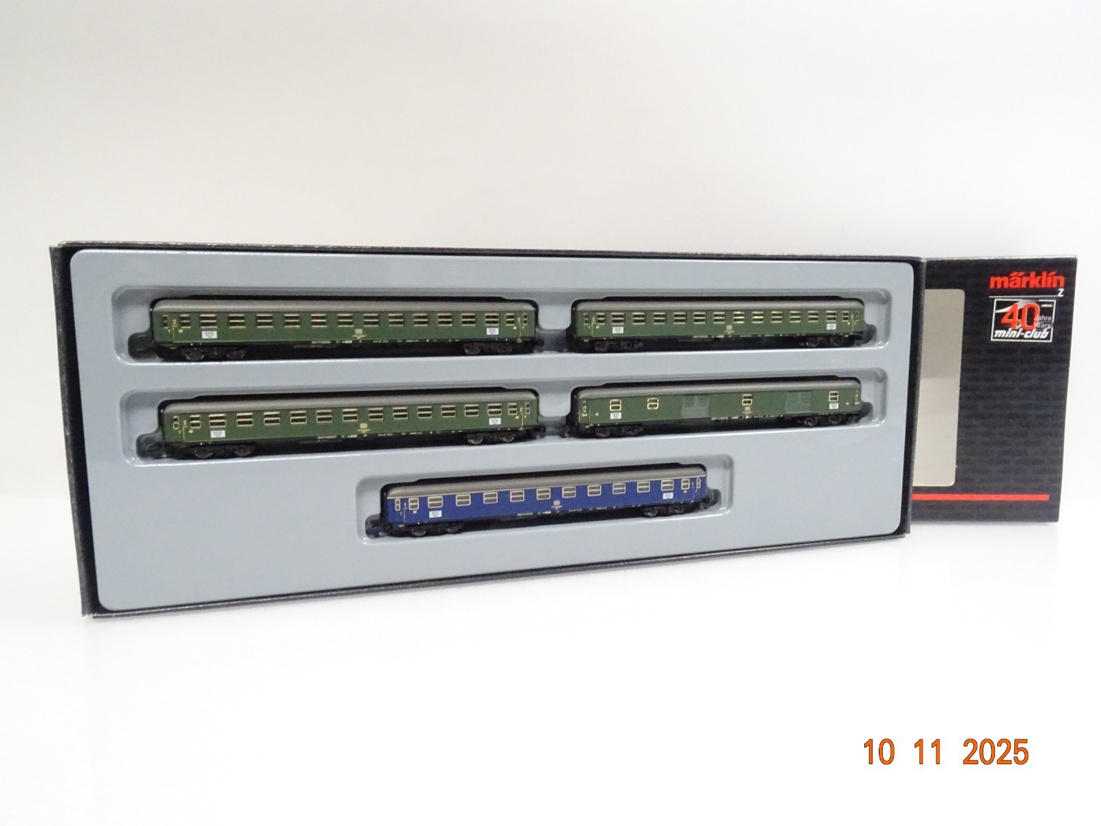 Märklin Mini-Club Z 87400 Schnellzugwagen-Set 5tlg. DB neuwertig in OVP JL4371
