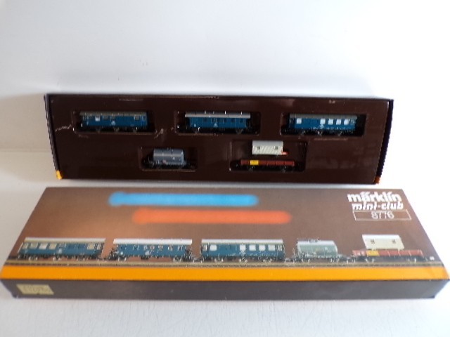Märklin Mini-Club Z 8776 Set Mannschafts- und Gerätewagen der DB in OVP RR5200
