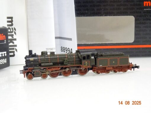 Märklin Mini-Club Z 88994 Dampflok P8 2458 der K.P.E.V. neuwertig in OVP JL2315