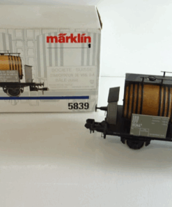 Märklin Spur 1 5839 Schweiz Weinfasswagen der SBB siehe Foto in OVP PK1211