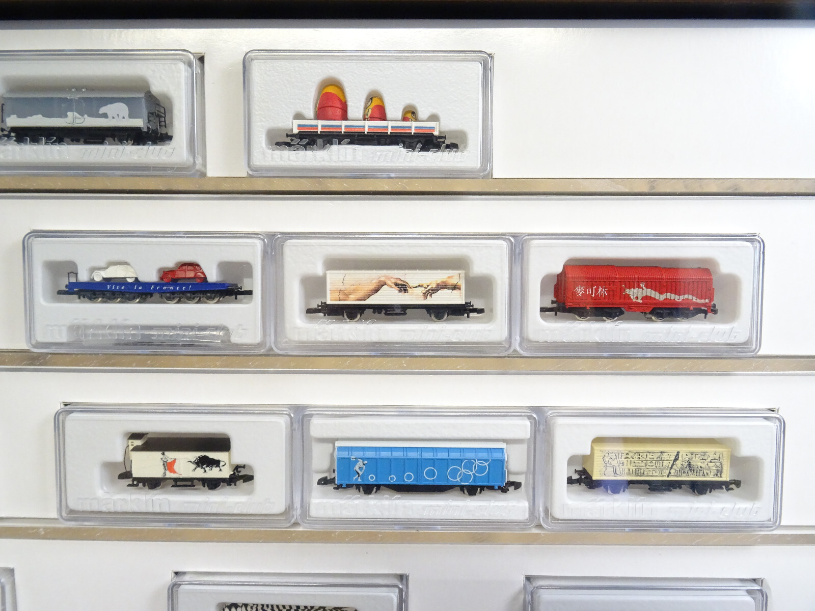 Märklin Z Adventskalender 24tlg. Güterwagen neuwertig in OVP LE3948 – Bild 4