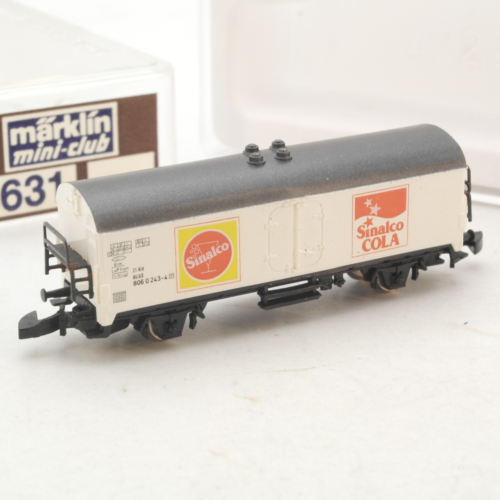 Märklin mini-club Z 8631 Kühlwagen Sinalco der DB in OVP RG6933 – Bild 3