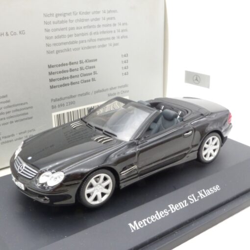 Minichamps 1:43 Werbemodell B66962390 MB SL-Klasse schwarz in OVP EX7723