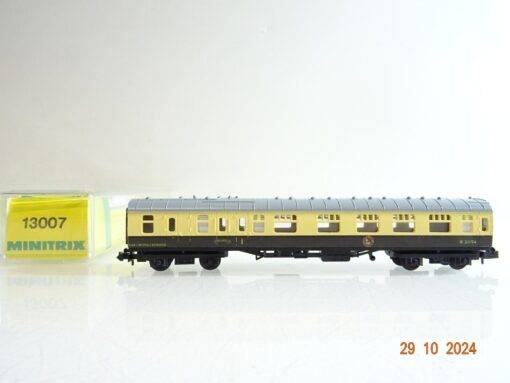 Minitrix N 13007 Personenwagen mit Gepäckabt. der BR in OVP PR3611