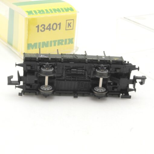 Minitrix N 13401 Rungenwagen mit Bremserhaus der K.Bay.Sts.B. in OVP RR3544 – Bild 4