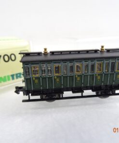 Minitrix N 13700 K Personenwagen 3. Klasse der K.Bay.Sts.B. in EVP RR5177