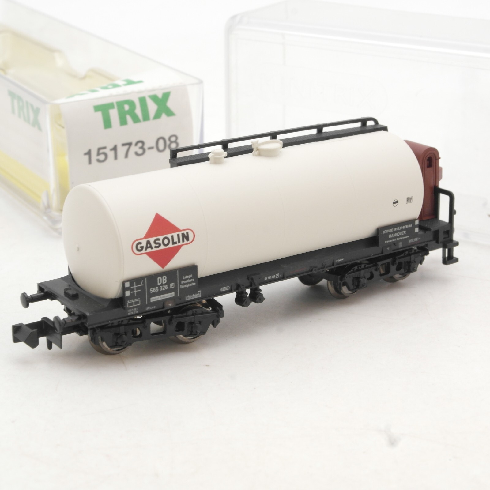 Minitrix N 15173-08 Kesselwagen Gasolin der DB in OVP QR1005 – Bild 3