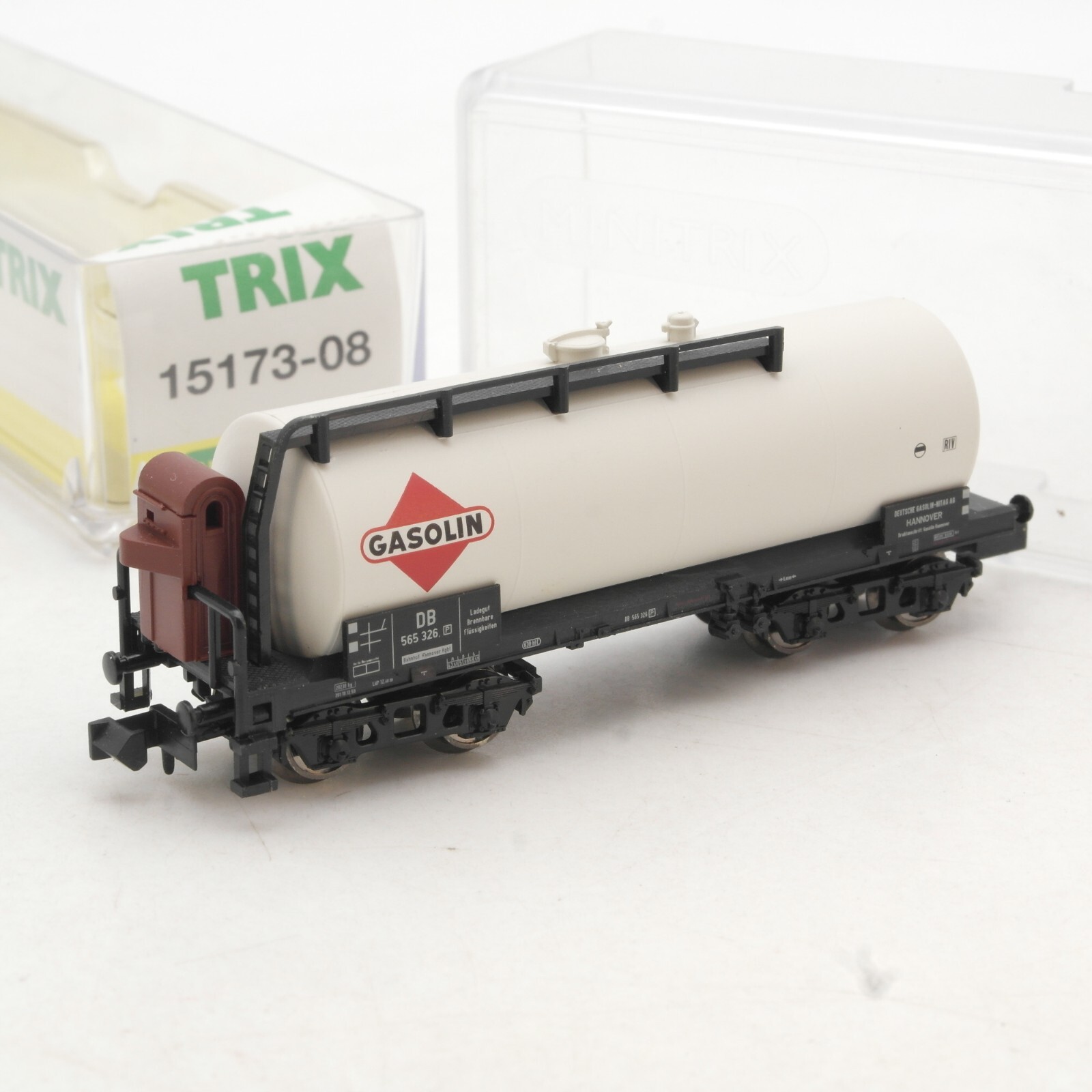 Minitrix N 15173-08 Kesselwagen Gasolin der DB in OVP QR1005