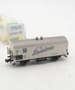 Minitrix N 15194-06 Kühlwagen Bierwagen Löwenbräu der DB in OVP QR7896