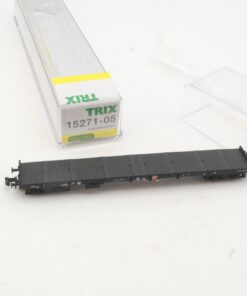 Minitrix N 15271-05 Flachwagen der DB in OVP RR4704