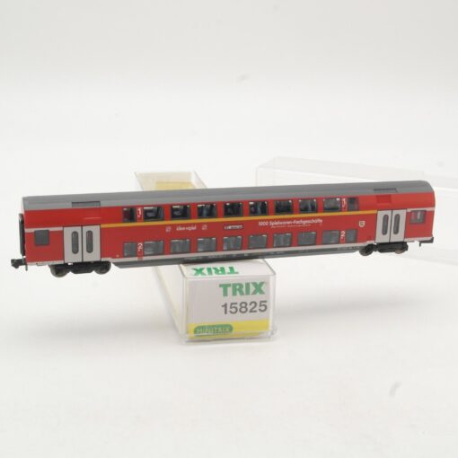 Minitrix N 15825 Doppelstockwagen 1./2. Kl. 1000 Spielwaren in OVP QR9786 – Bild 3