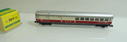 Minitrix N 3017 Speisewagen der DSG  in OVP AR7866