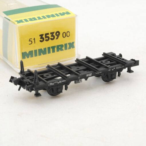 Minitrix N 51 3539 00 Behältertragwagen der DB in OVP RG6150