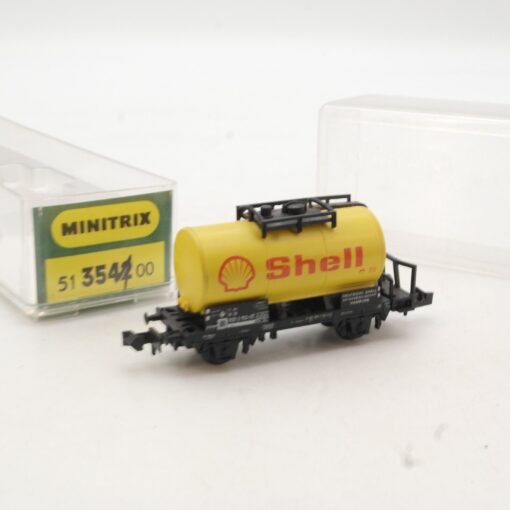 Minitrix N 51 3541 00 Kesselwagen Shell der DB in EVP QR3350 – Bild 3