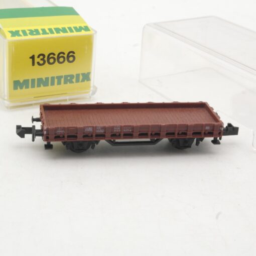 Minitrix N Rungenwagen ohne Rungen der DB in EVP RR3550 – Bild 3