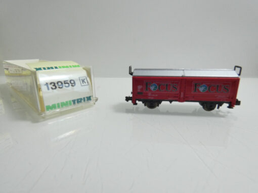 Minitrix  Spur N 13858 K Flachwagen Focus in OVP AR4695