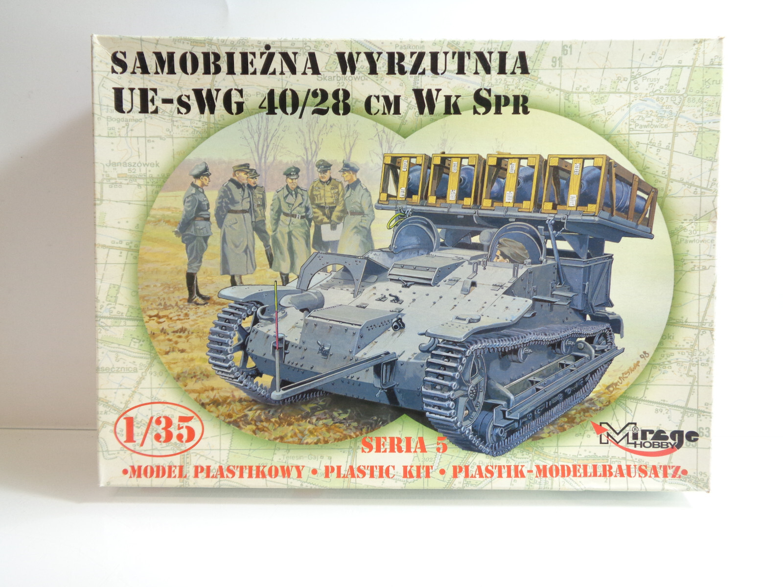 Mirage Hobby 1:35 35518 Samobiezna Wyrzutnia UE-sWG 40/28 cm WK in OVP JD6790