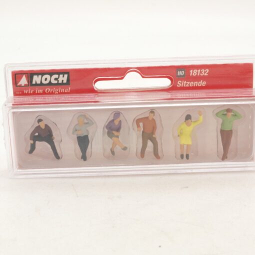 Noch H0 18132 sitzende Figuren 6 Stück, neuwertig in OVP RG6557