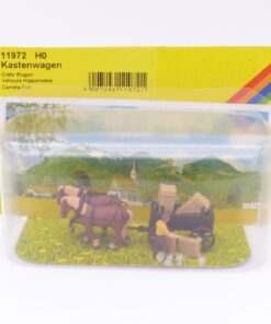 Noch Spur H0 1:87 11972 Kastenwagen Kutsche mit Holzkisten in OVP EX8207