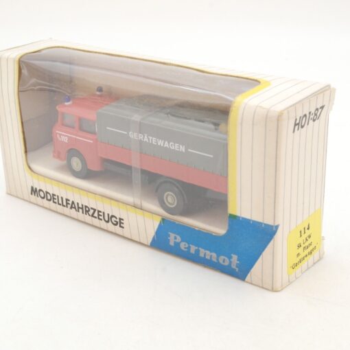 Permot 1:87 114 Skoda Feuerwehr Gerätewagen in OVP RG7208 – Bild 4
