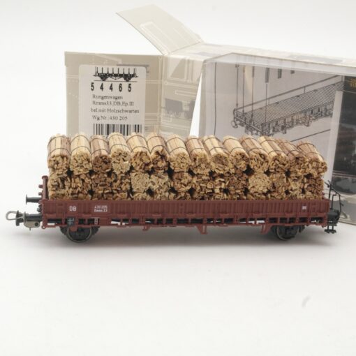 Piko H0 54465 Rungenwagen mit Holzschwarten der DB in OVP RR396 – Bild 3