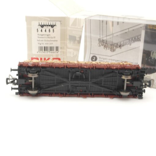 Piko H0 54465 Rungenwagen mit Holzschwarten der DB in OVP RR396 – Bild 5