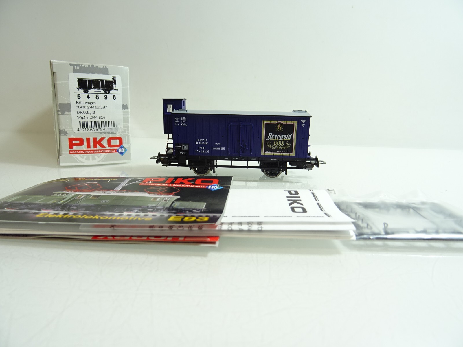 Piko H0 54896 Kühlwagen Braugold Erfurt der DR neuwertig in OVP PR1741 – Bild 3