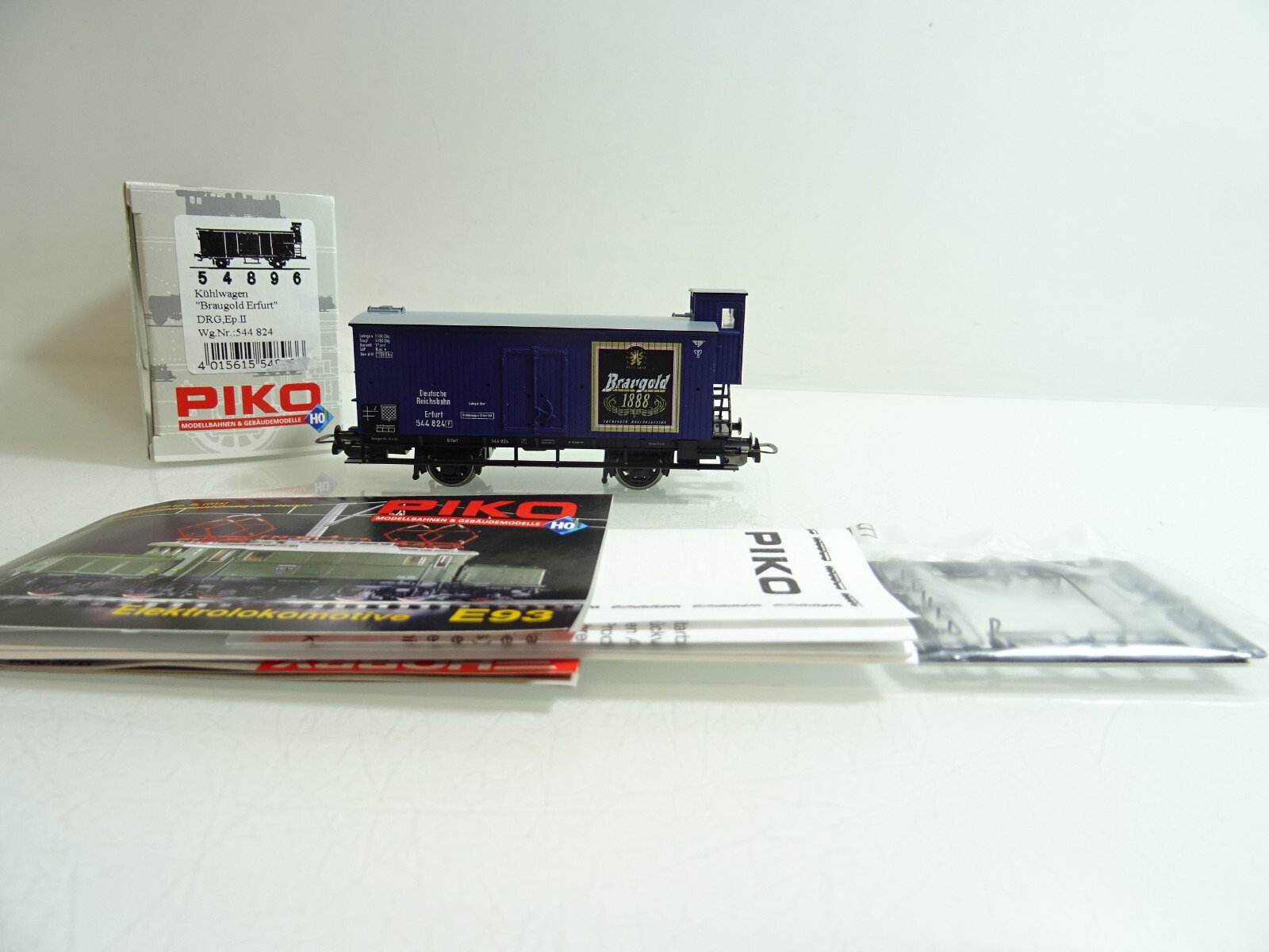 Piko H0 54896 Kühlwagen Braugold Erfurt der DR neuwertig in OVP PR1741