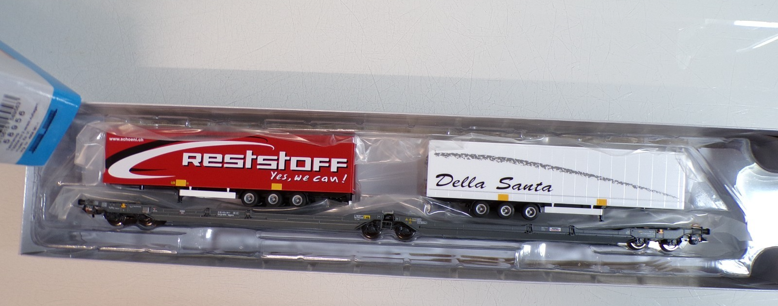 Piko H0 58956 AC Taschenwagen mit 2 Aufliegern in OVP f. Märklin BH1922