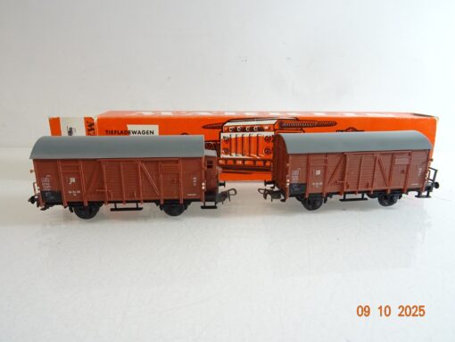 Piko H0 Set gedeckter Güterwagen 04-84-99 der DR in EVP RR3871 – Bild 3