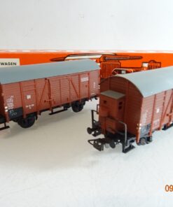 Piko H0 Set gedeckter Güterwagen 04-84-99 der DR in EVP RR3871