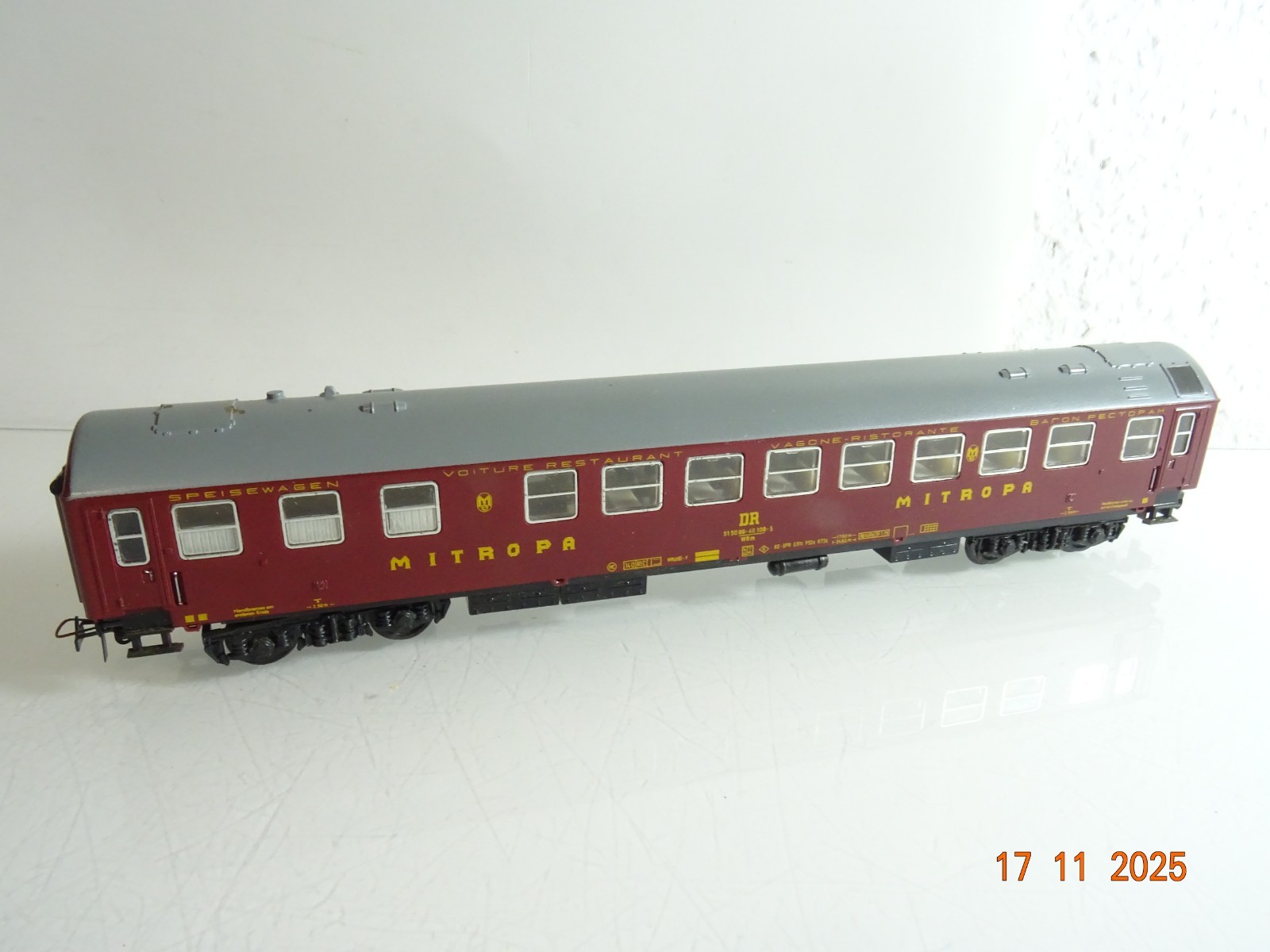 Piko H0 Speisewagen Mitropa 51 50 88-40 108-5 der DR RR4657 o. – Bild 3