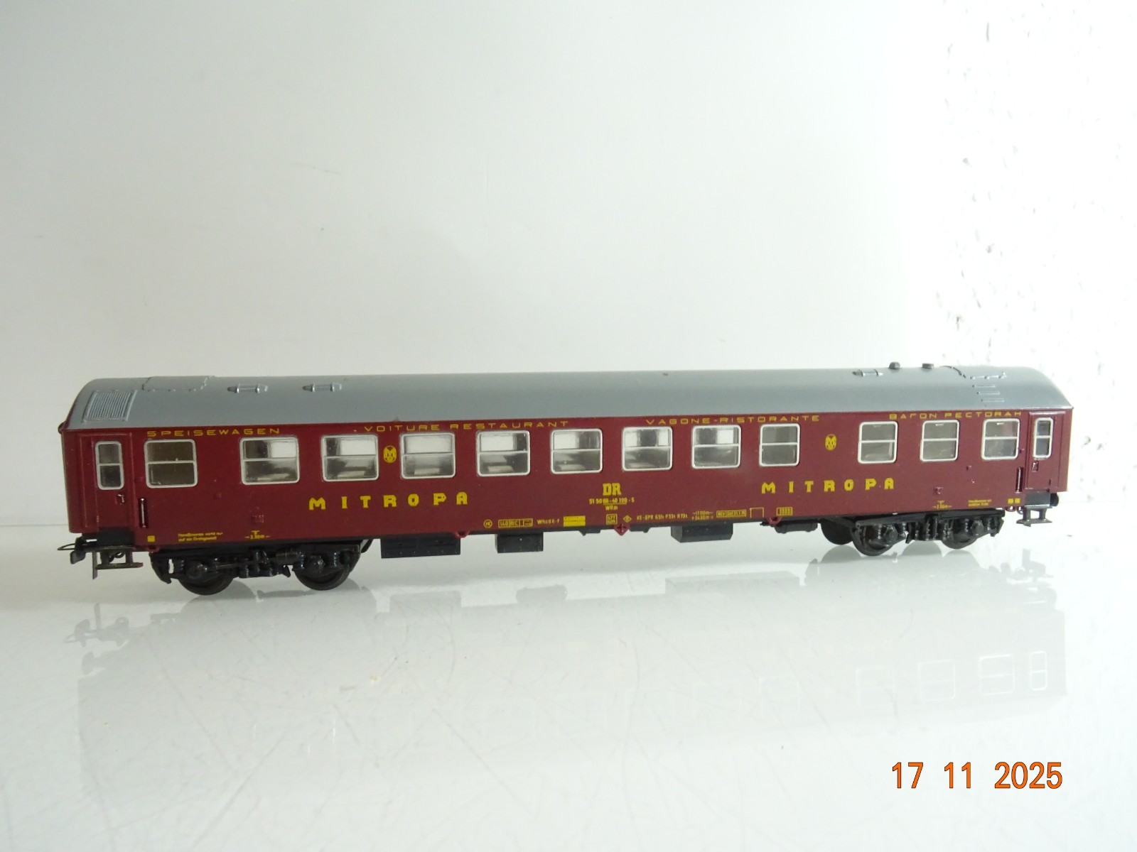 Piko H0 Speisewagen Mitropa 51 50 88-40 108-5 der DR RR4657 o.
