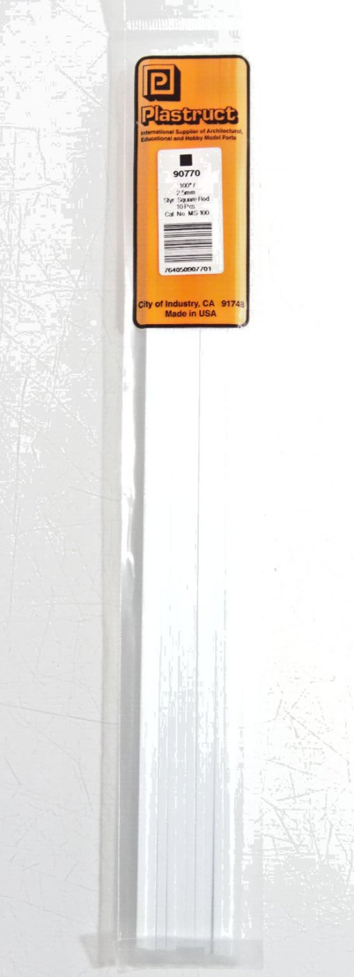 Plastruct Styrene 90770 Strip 10Stück siehe Foto in OVP CK237