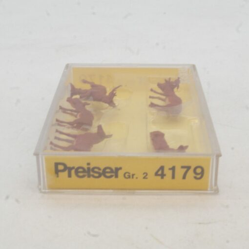 Preiser 1:90 4179 Figuren Set Hirsche + Rehe 5 Stück in OVP RG3904 – Bild 4