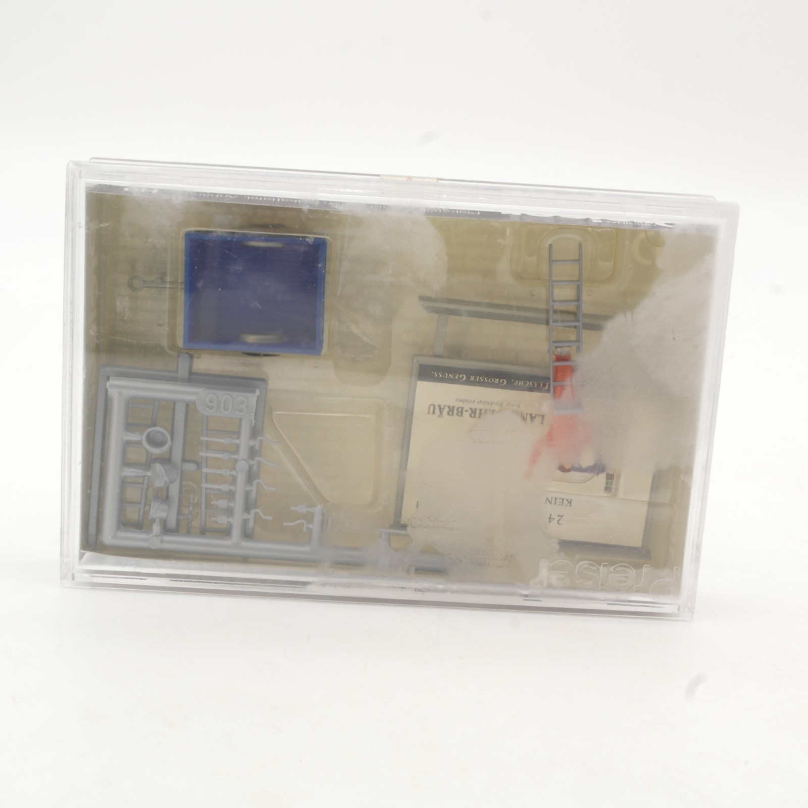 Preiser H0 10526 Plakatkleber mit Zubehör in OVP RR5557