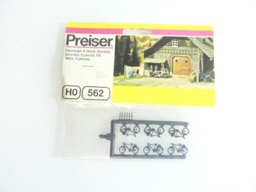 Preiser H0 562 Fahrräder 6 Stück in OVP RR1480